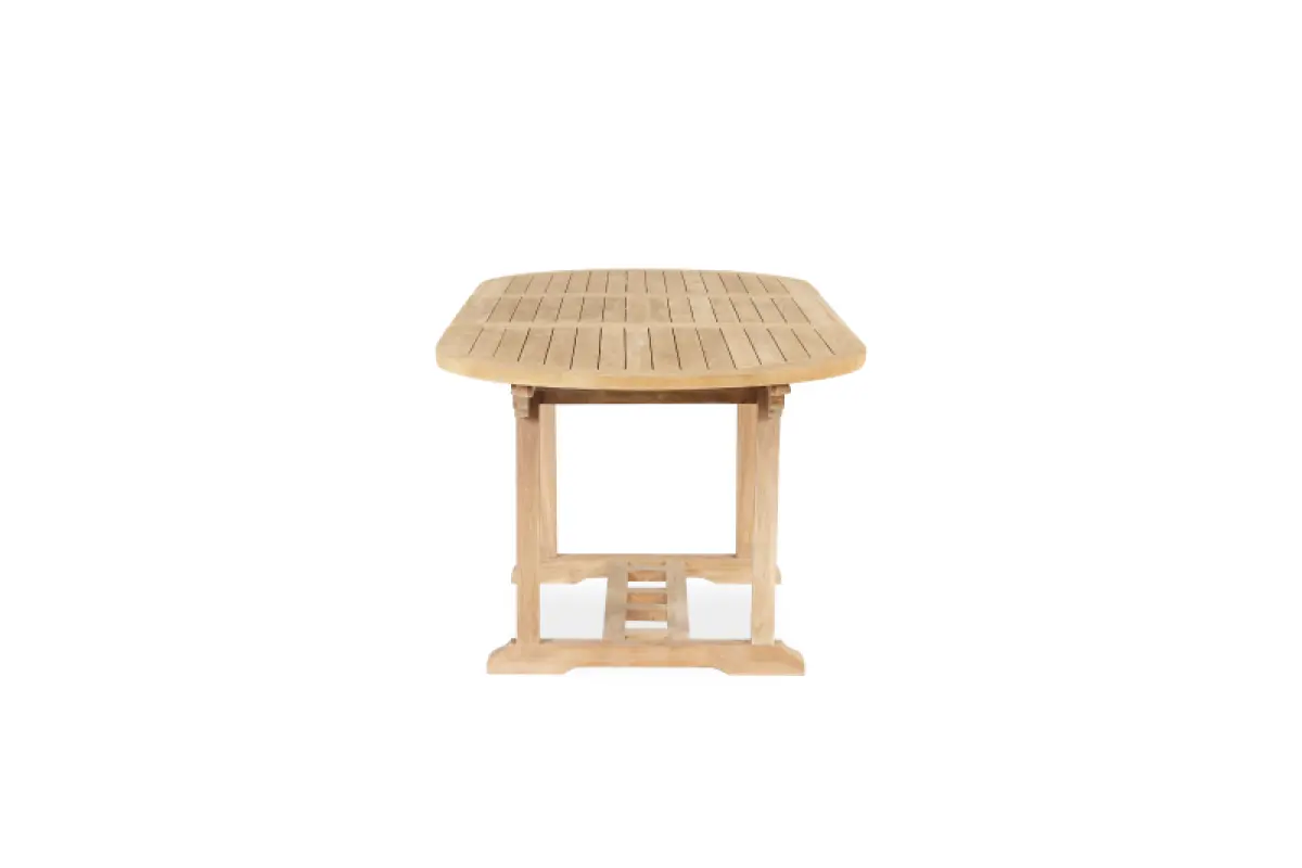 Ausziehbarer Gartentisch Rovello Oval
