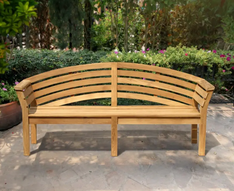 Gartenbank aus Teakholz Borneo