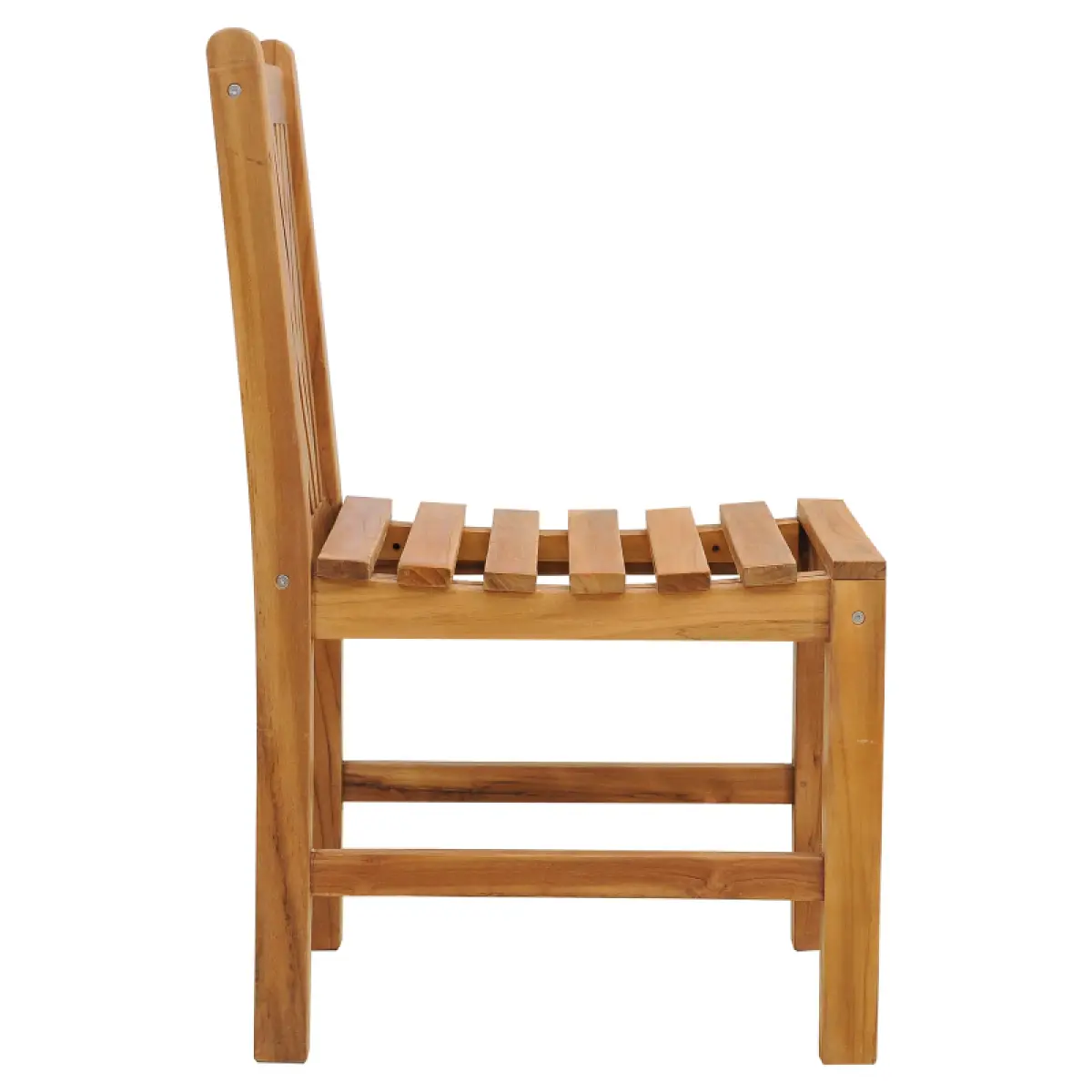 Gartenstuhl aus Teakholz Turcano ohne Armlehne