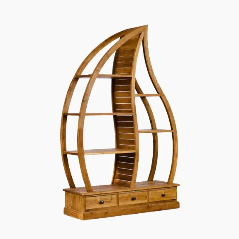 Teak Büchherregal Aprak
