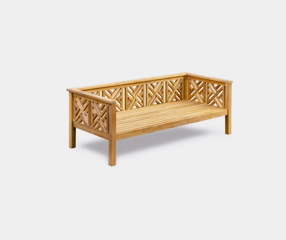 Gartensofa aus Teakholz- Daybed Turcano