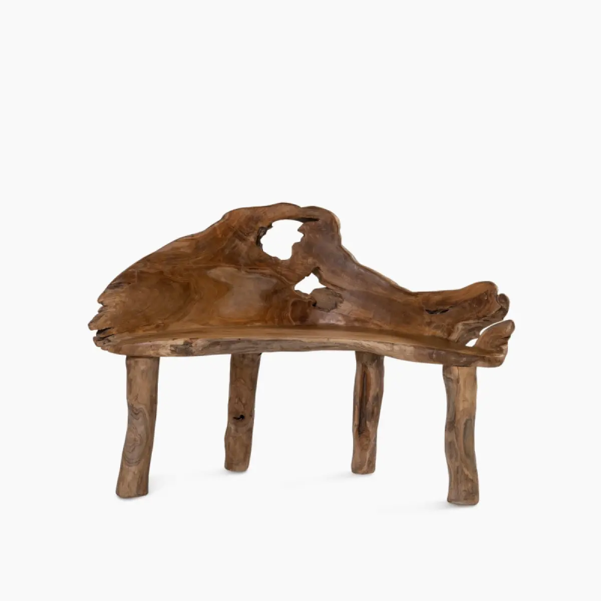 Teak Wurzelbank Almata